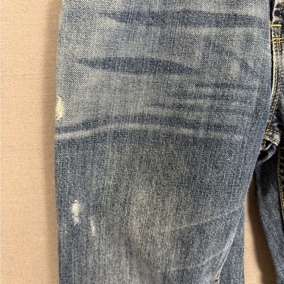 GAP Blue Straight-Leg Jeans with Distressed Details #239 / B6 - Picture 8 of 9